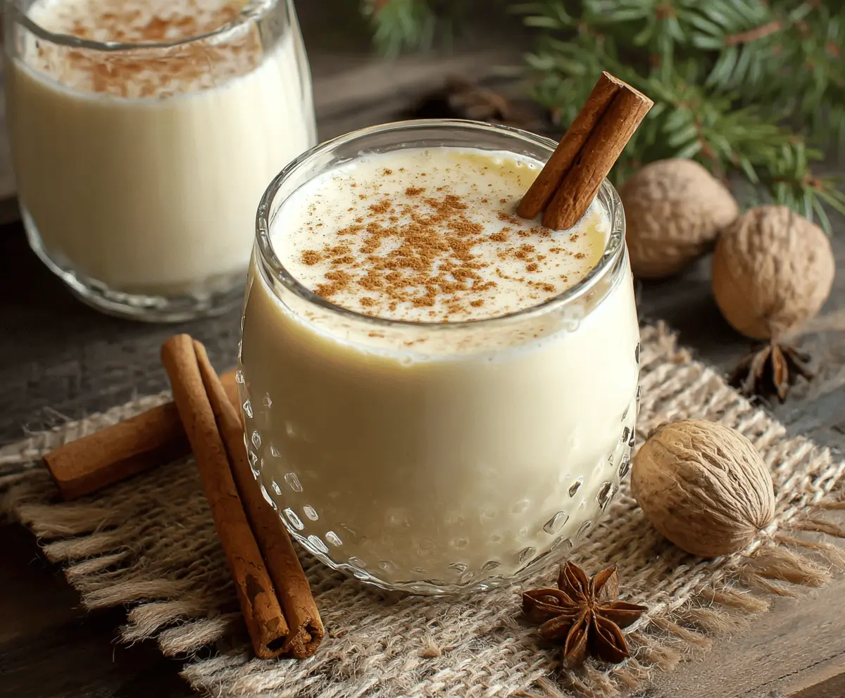 Creamy Homemade Eggnog Recipe
