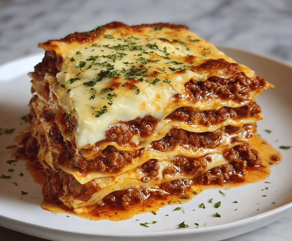 Homemade Lasagna recipe