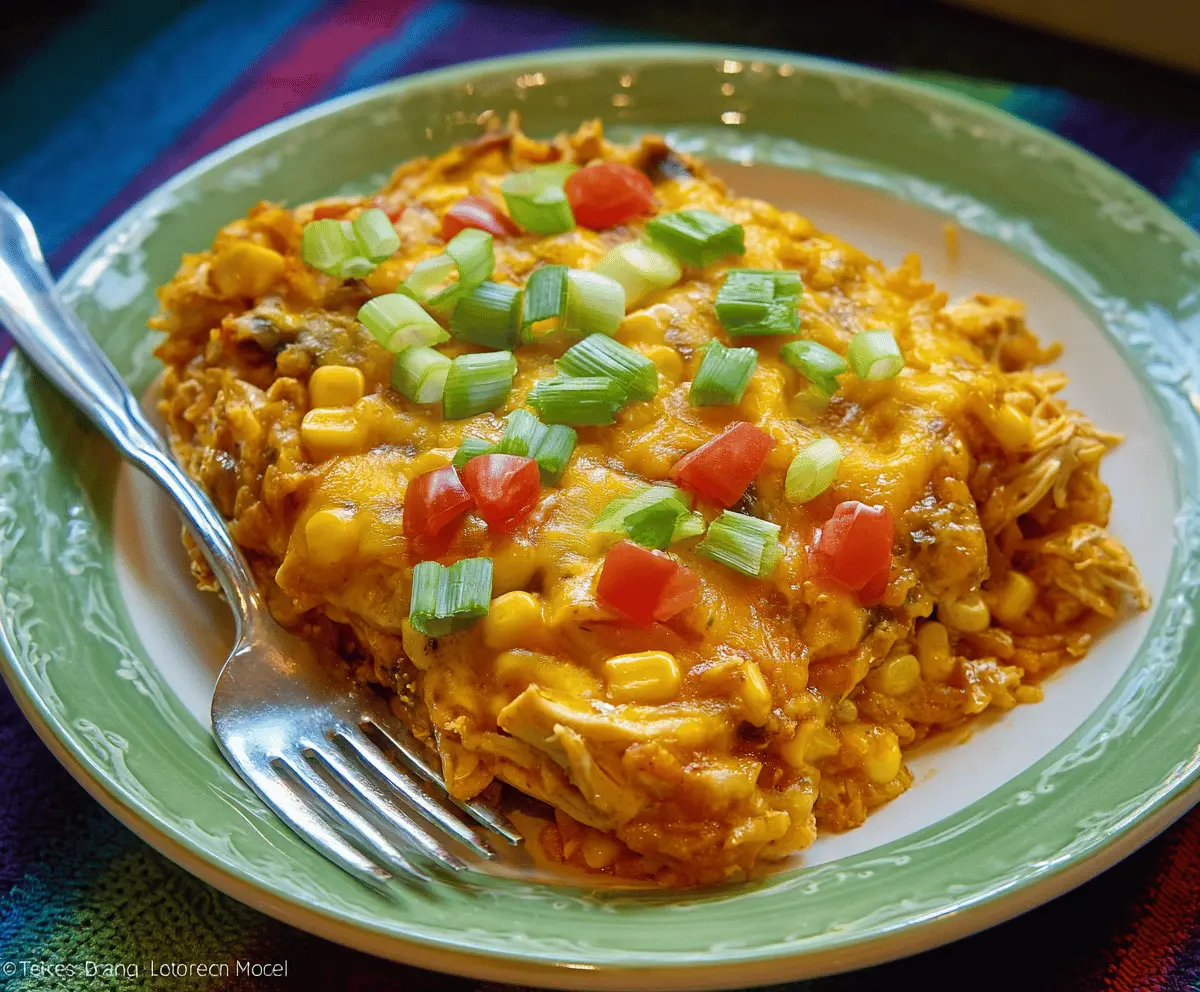 Easy Tex-Mex Chicken Casserole Recipe