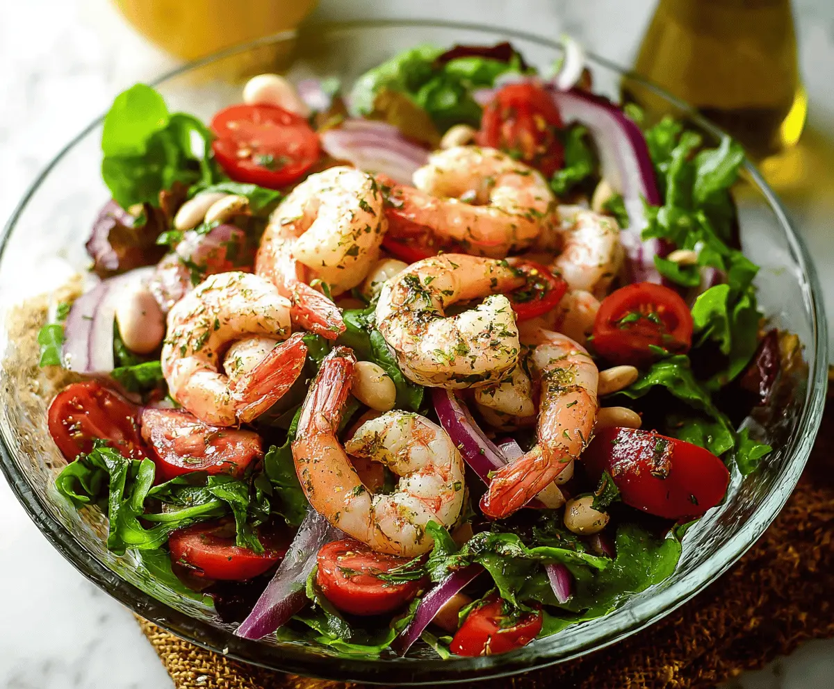 Easy Italian Olive Oil Shrimp Salad