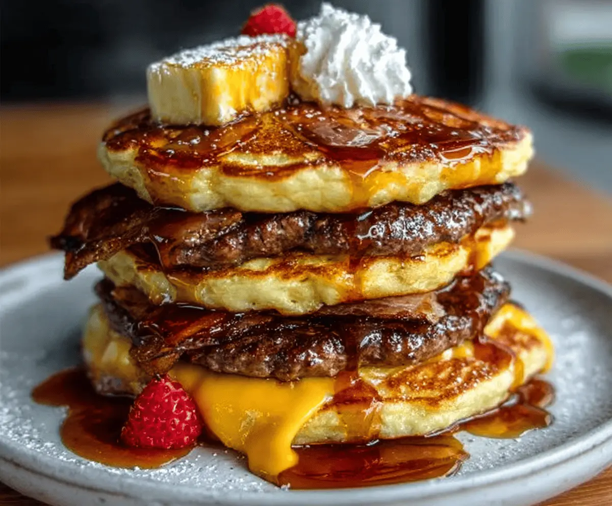 Smash Burger Pancakes Unique Twist