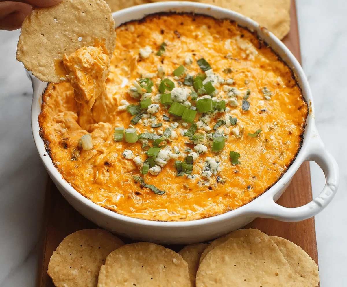 Easy Ultimate Buffalo Chicken Dip