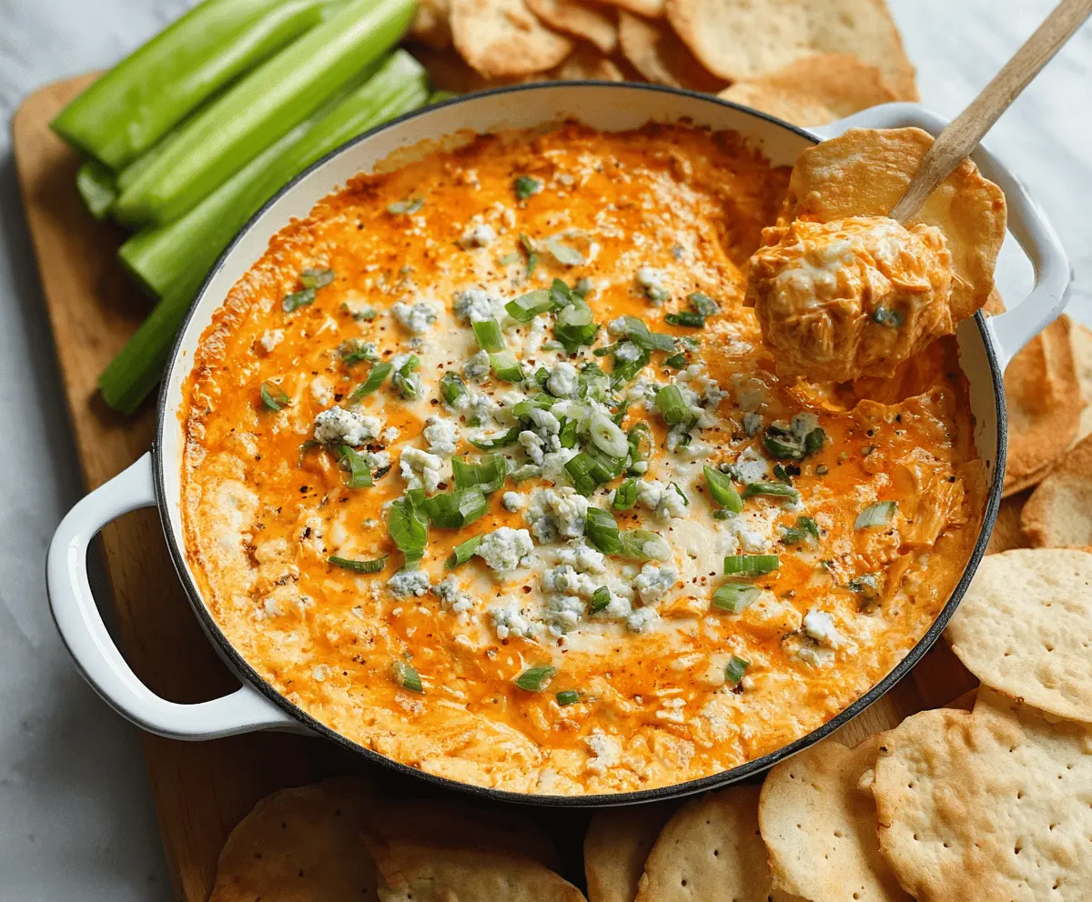 Ultimate Buffalo Chicken Dip