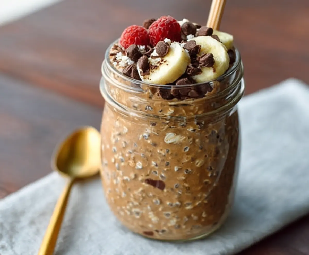 Brownie Batter Overnight Oats