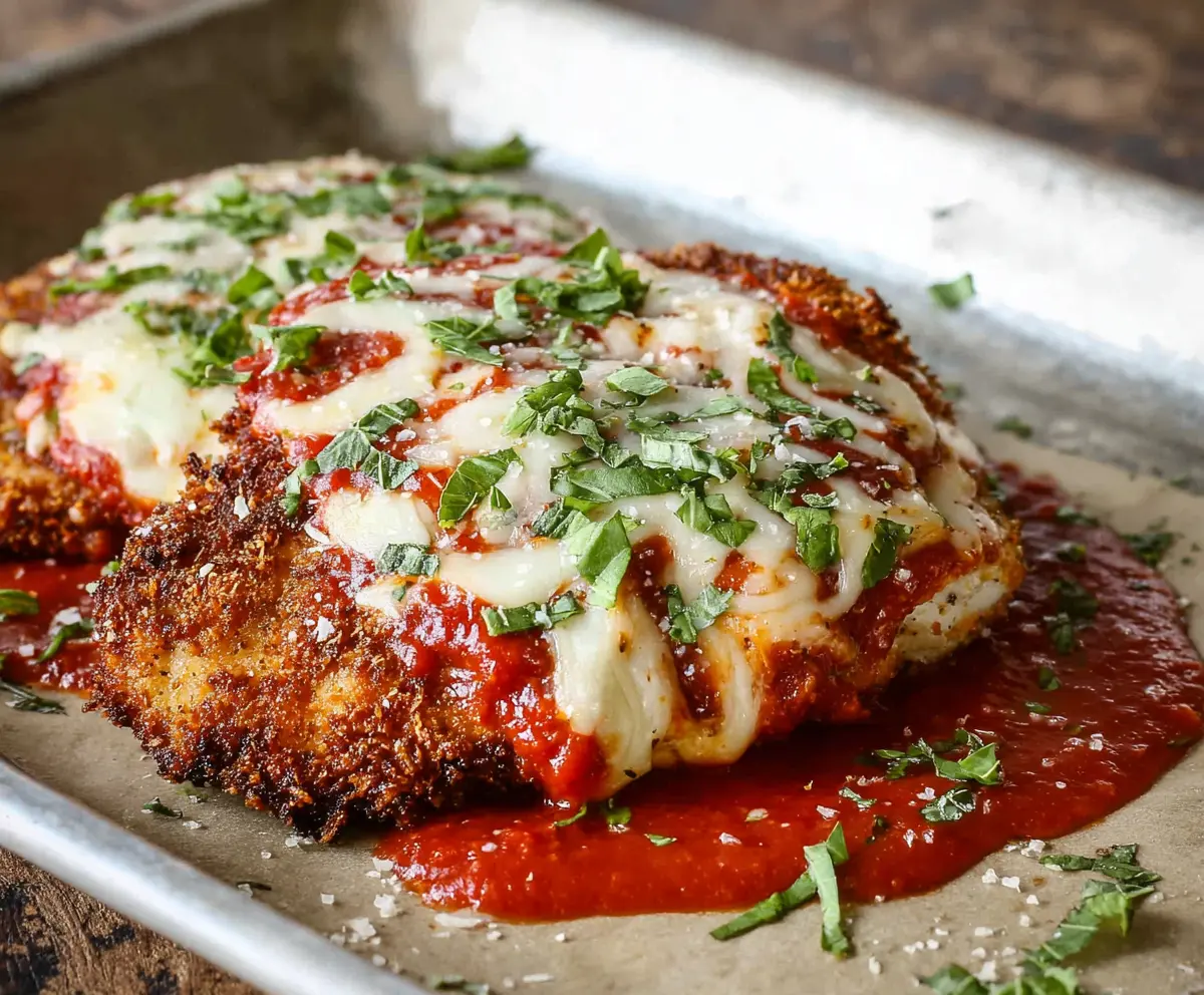 Easy Crispy Chicken Parmigiana