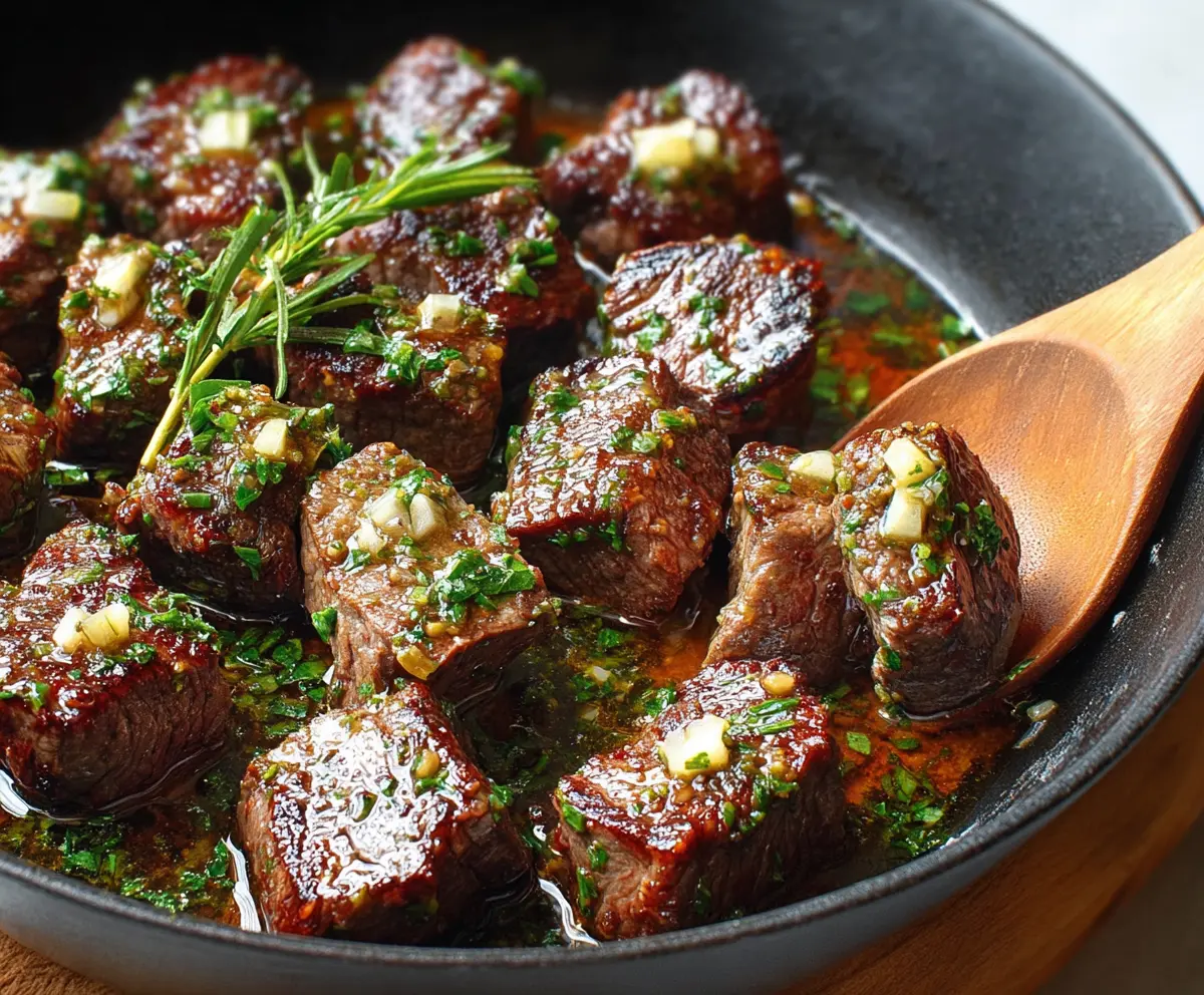 Garlic Butter Steak Bites Recipe