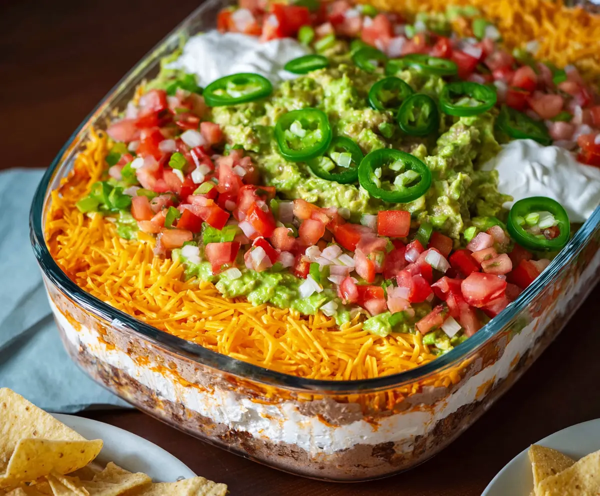 Manda’s 7 Layer Taco Dip Recipe