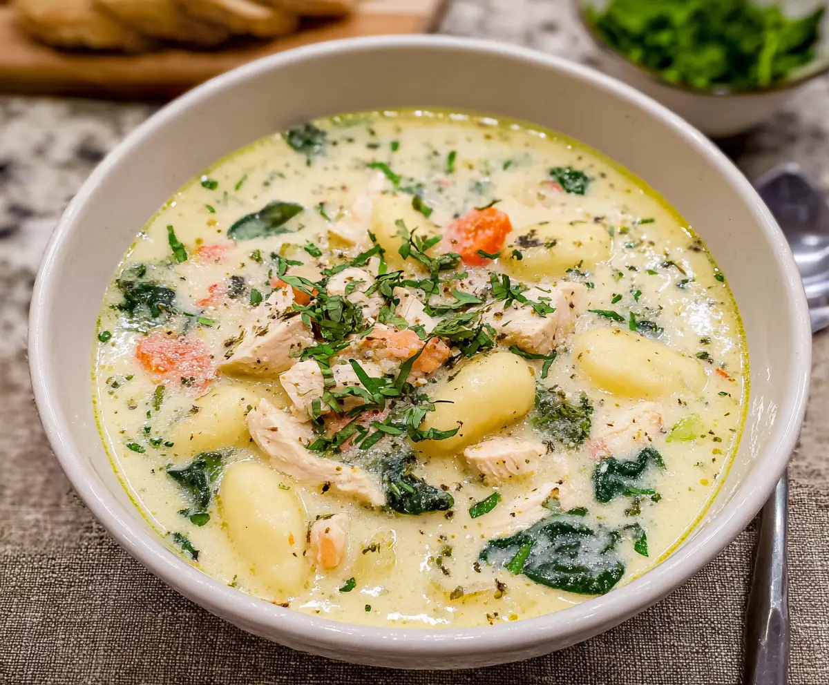 Olive Garden Chicken Gnocchi Soup Recipe