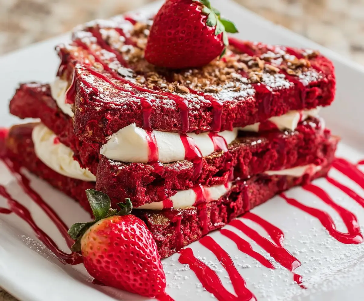 Easy Red Velvet French Toast Recipe