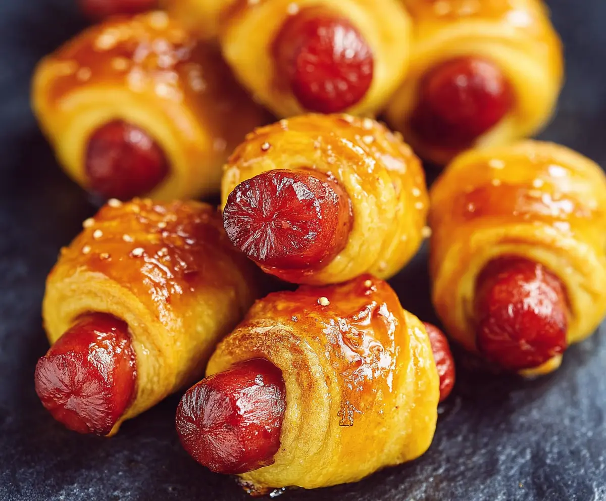 Sweet Glazed Pigs In a Blanket