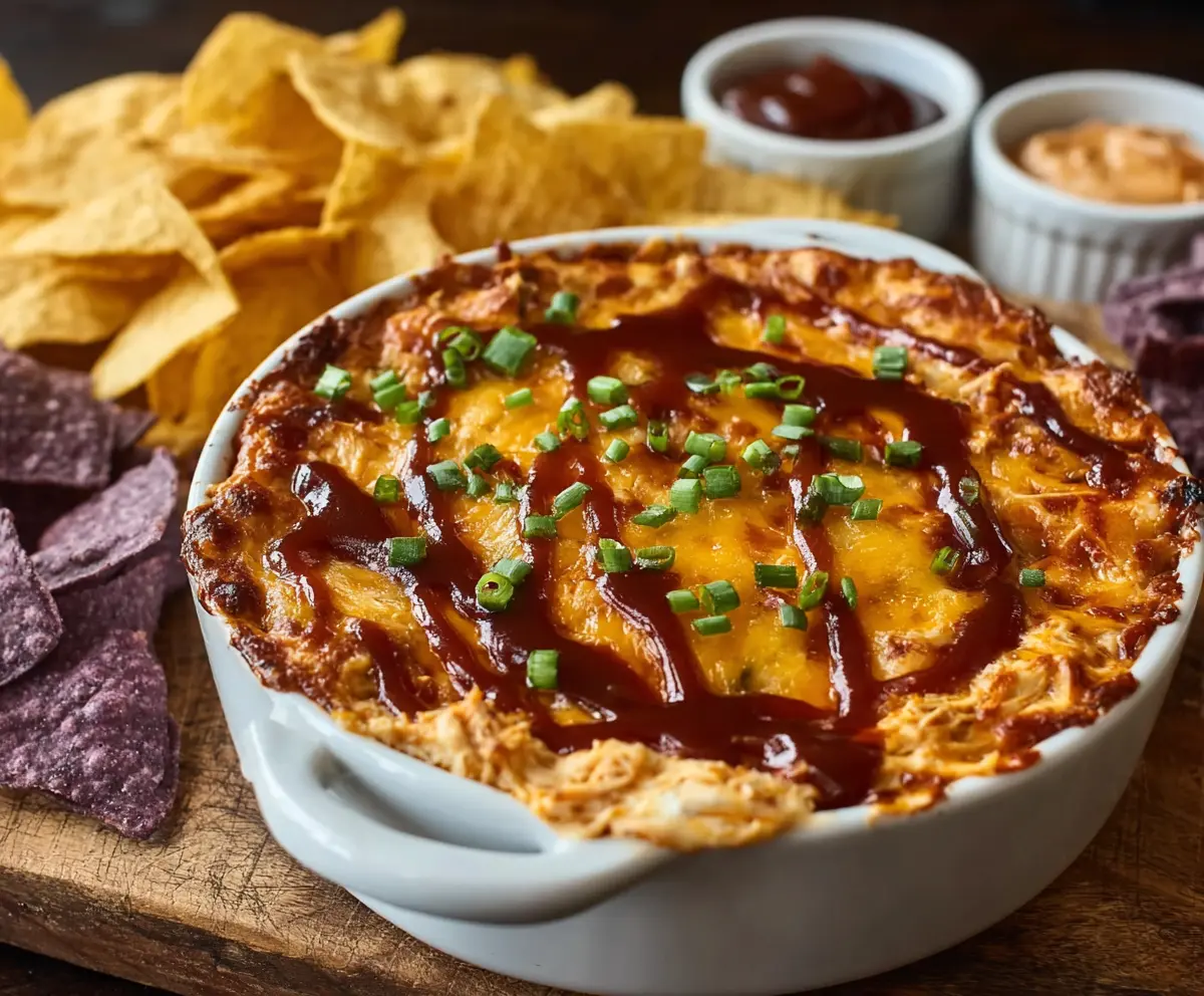 Easy BBQ Chicken Dip Recipe