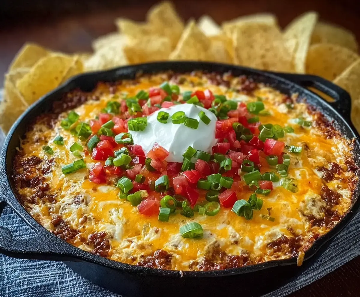 Bold Cheesy Texas Trash Dip Recipe