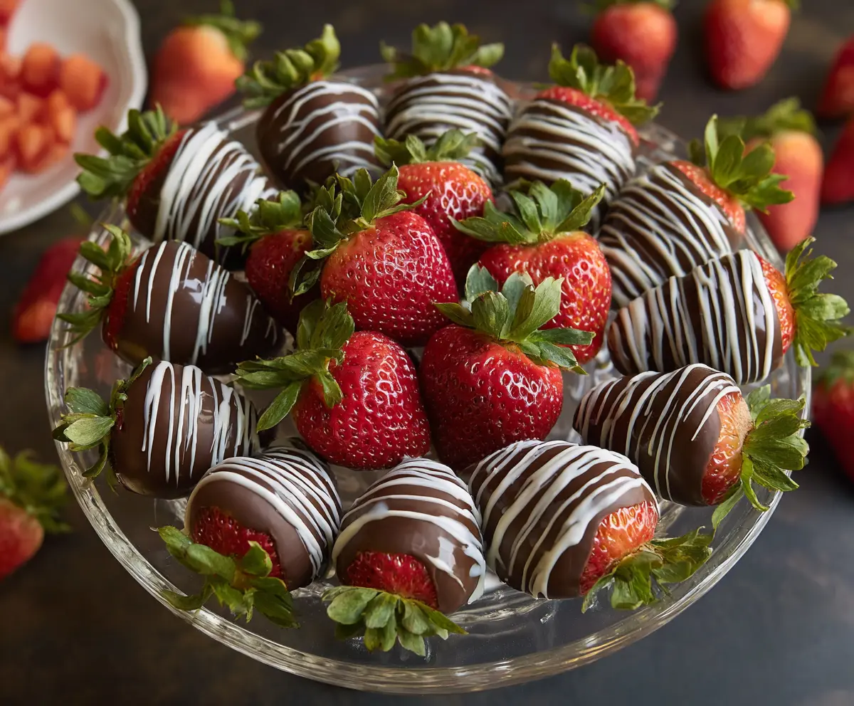 Easy Chocolate Covered Strawberries