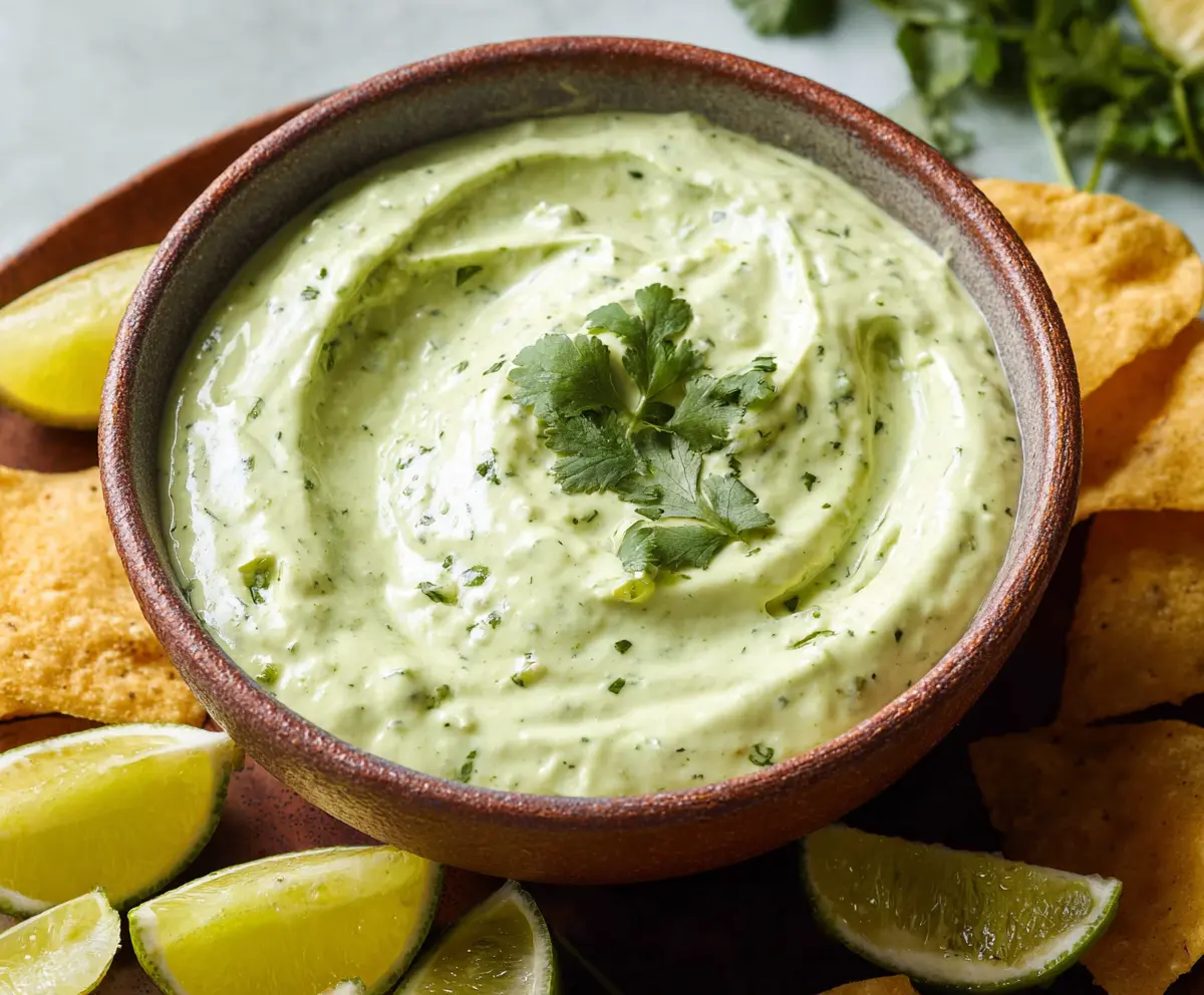 Creamy Avocado Cilantro Lime Dip Recipe