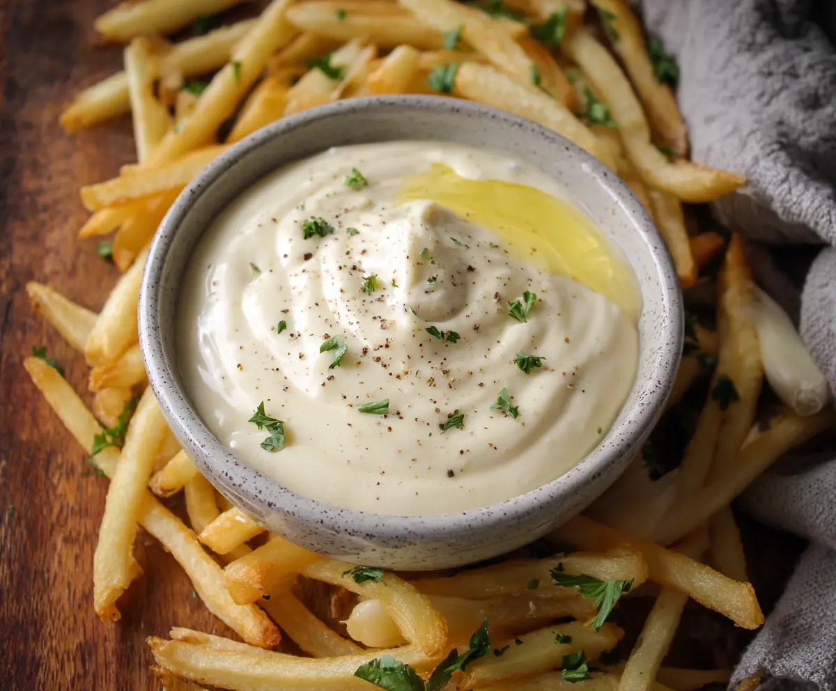 Easy Garlic Aioli Sauce