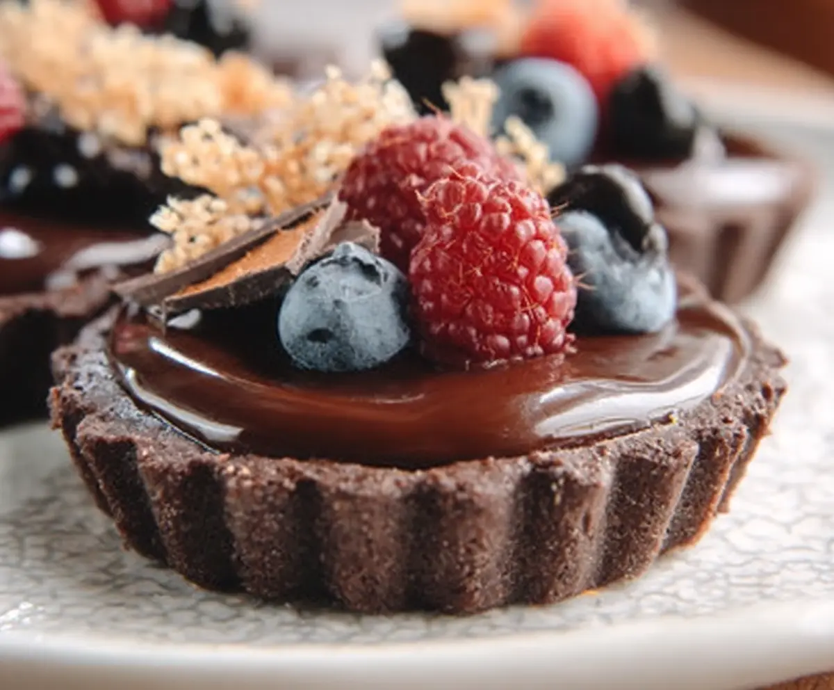 Mini Chocolate Ganache Tarts