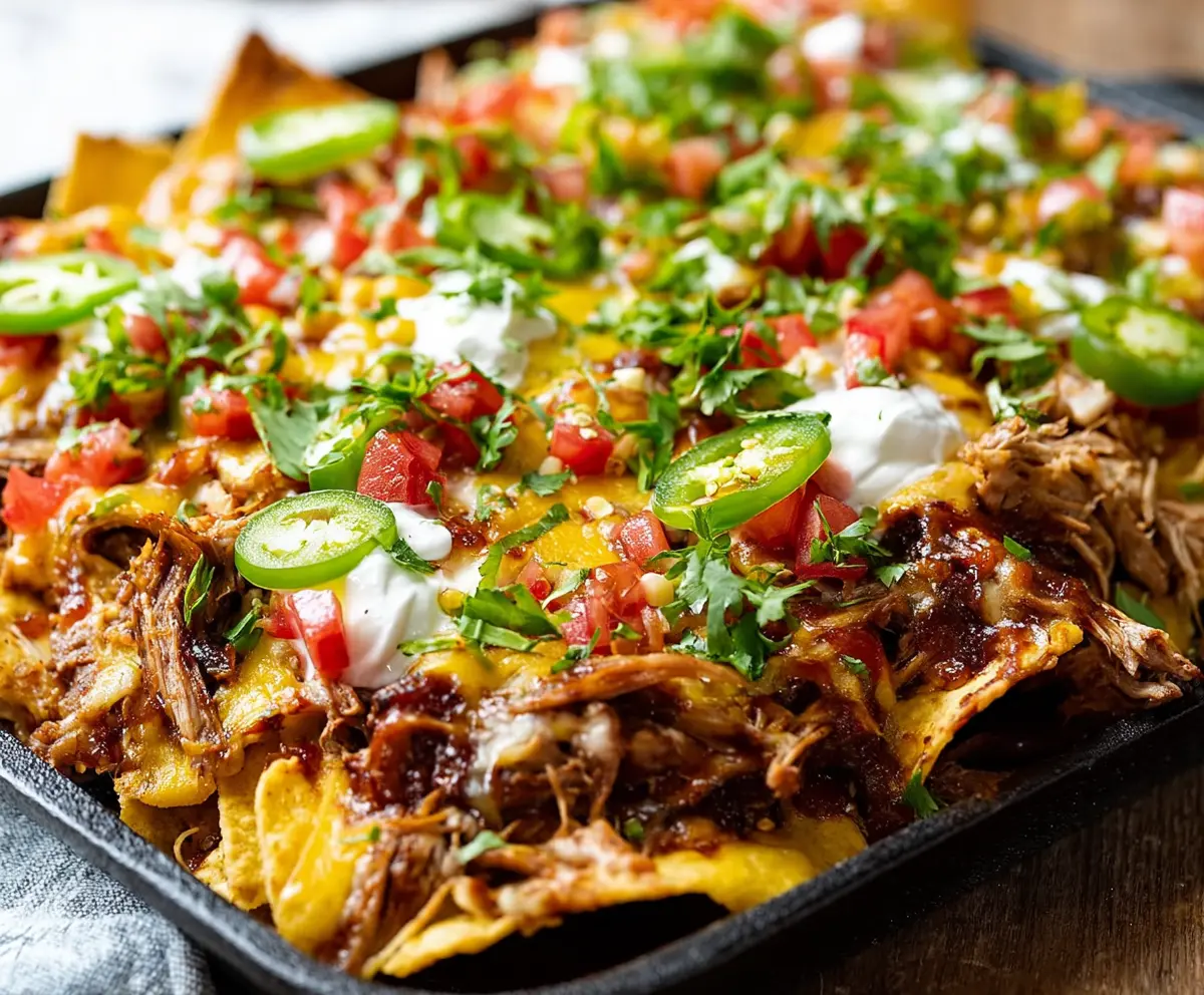 Easy Pulled Pork Nachos Recipe
