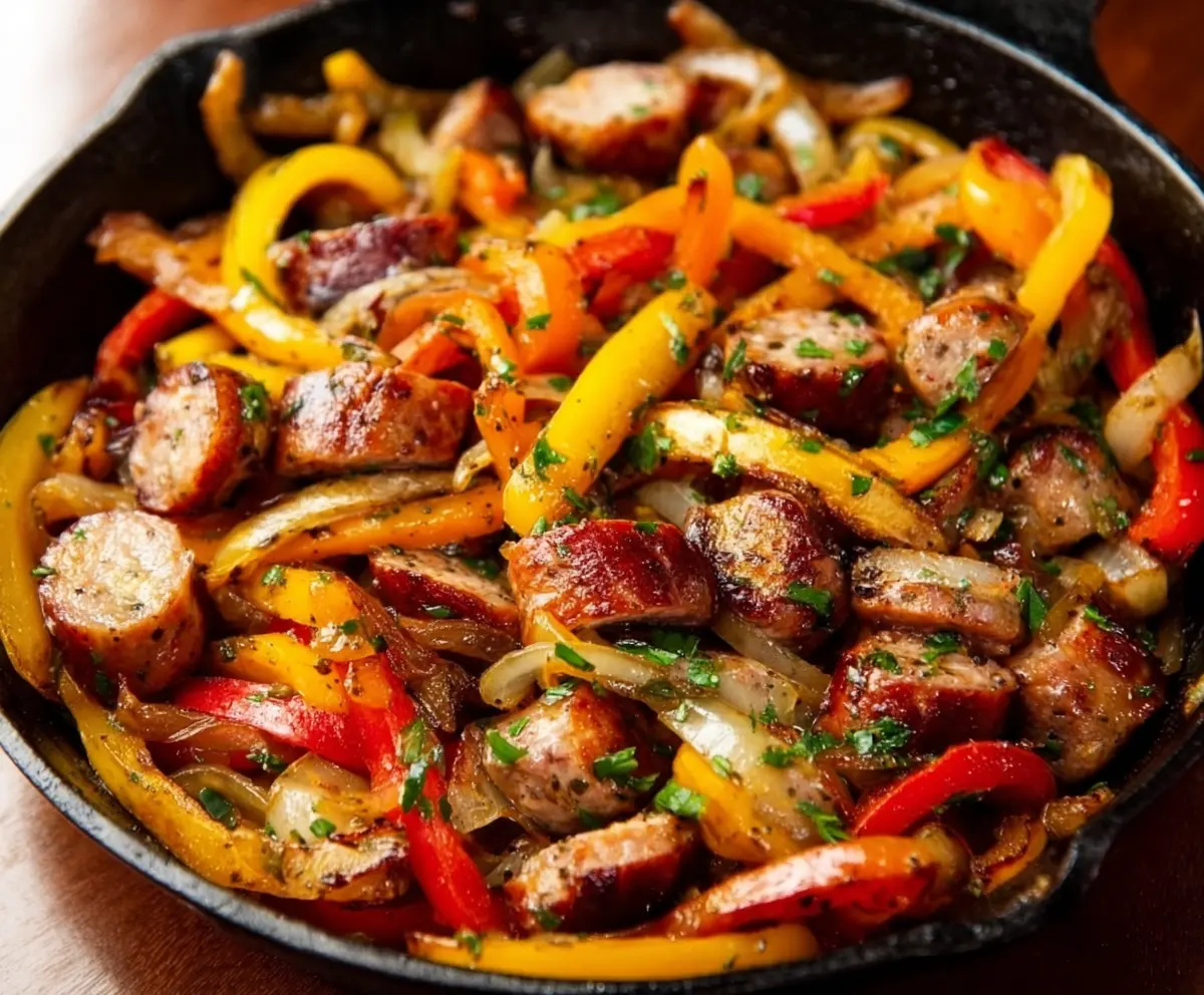 Easy Sausage and Peppers Skillet