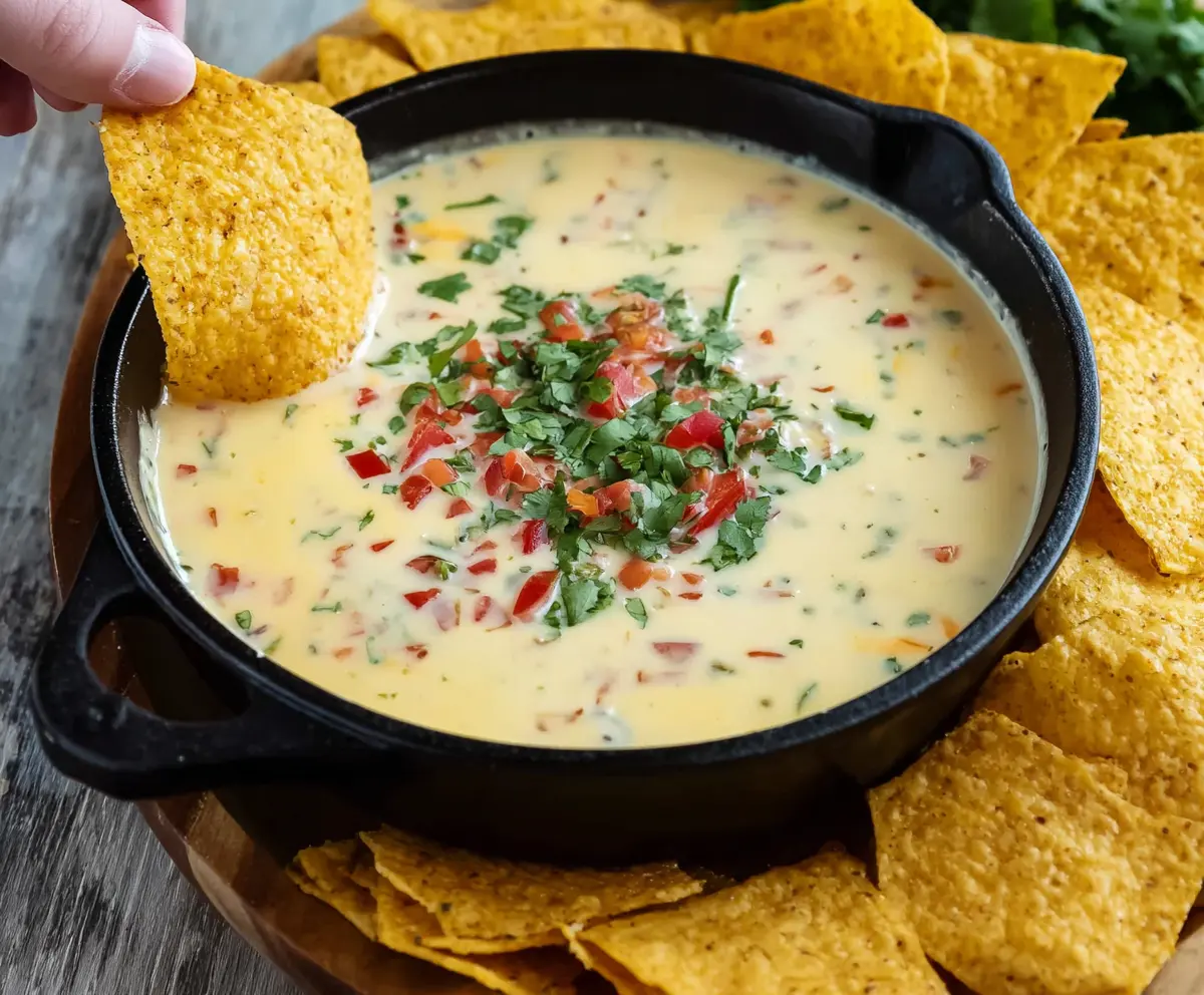 Easy & Creamy White Queso Dip