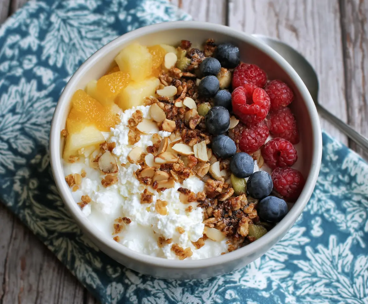 Easy Cottage Cheese Breakfast Bowl