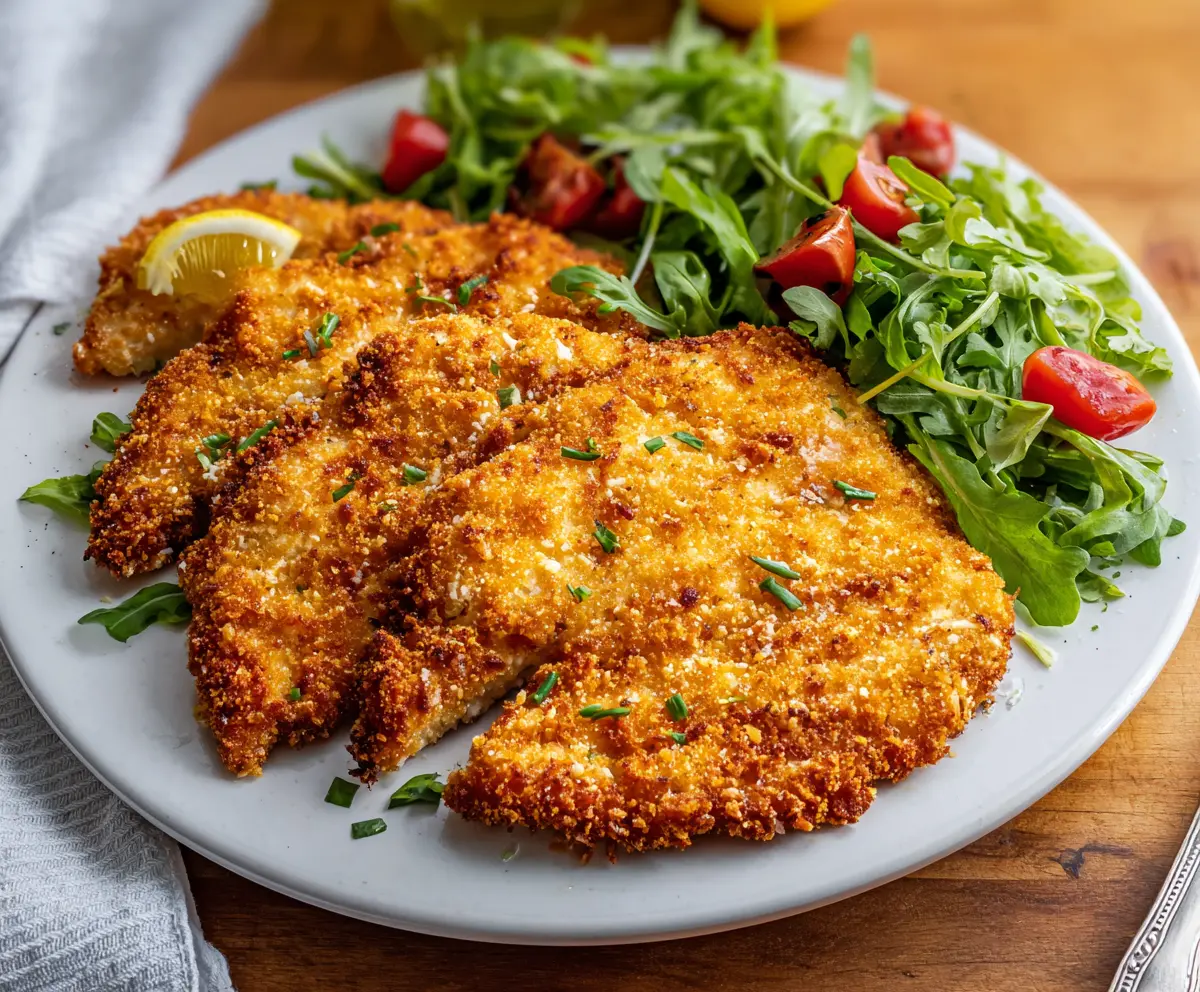 Crispy Air Fryer Chicken Milanese