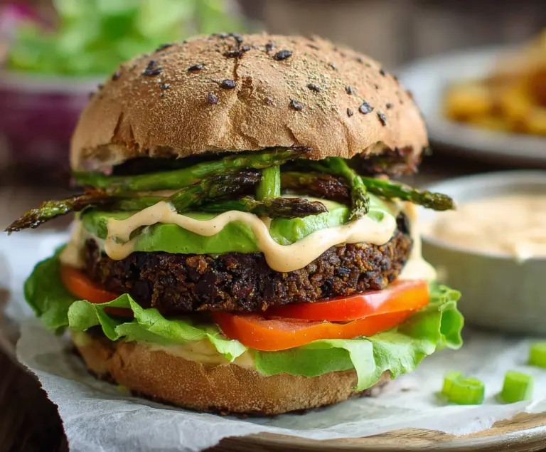 Green Goddess Black Bean Burger