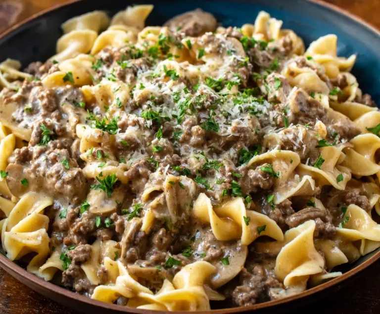 Ground Beef Stroganoff
