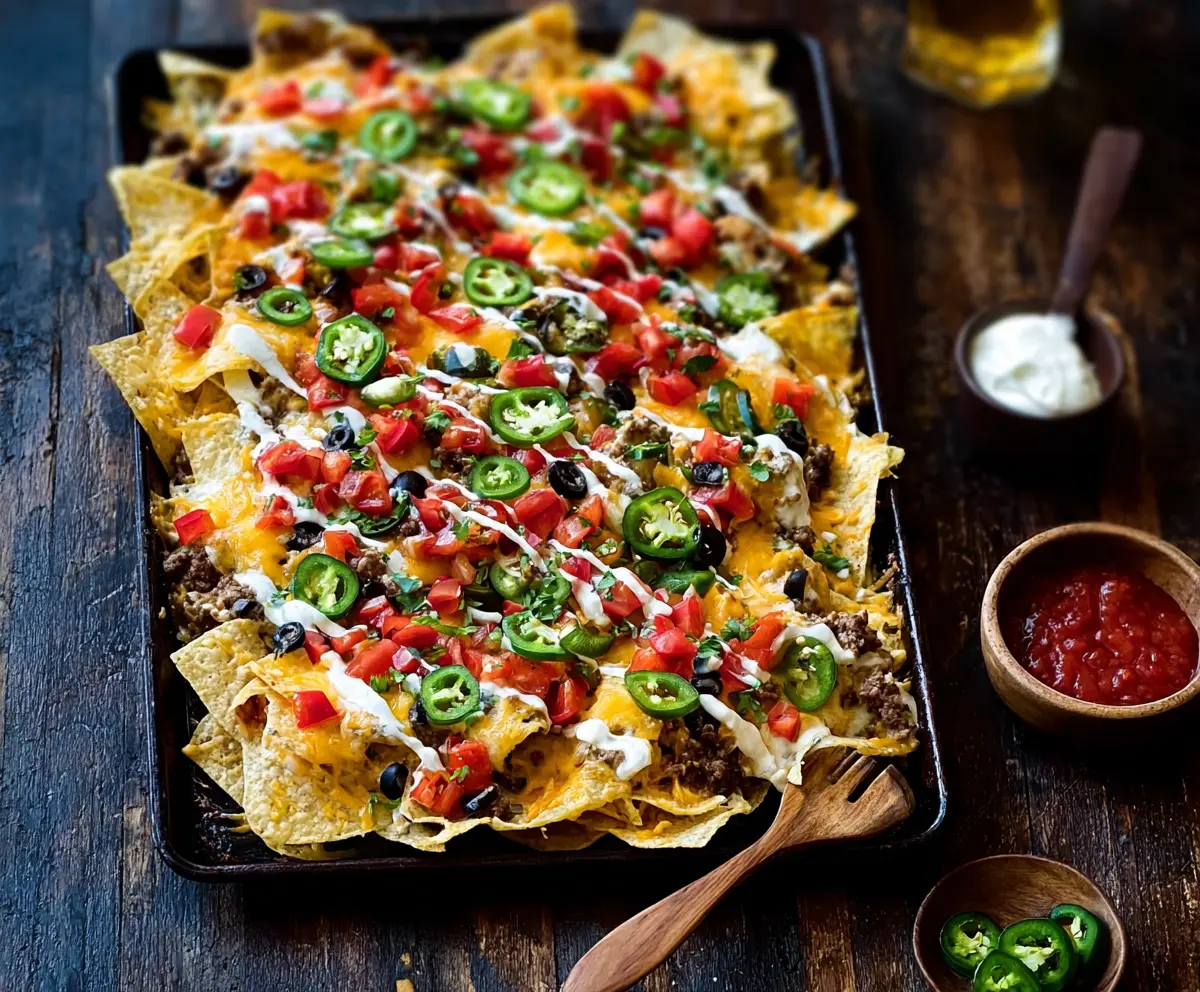 Loaded Sheet Pan Nachos Recipe
