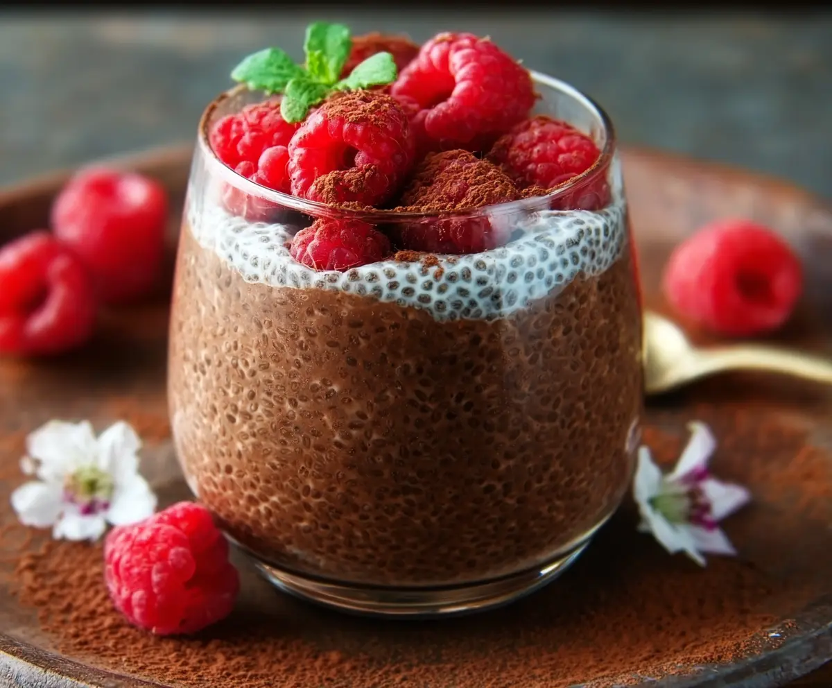 Protein Chocolate Chia Pudding