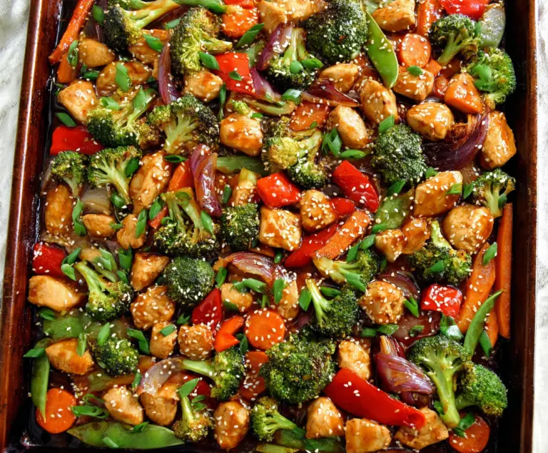Sheet Pan Sesame Chicken and Veggies