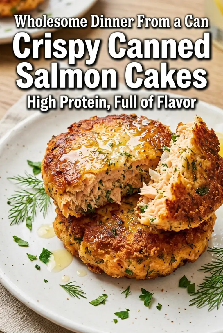 Crispy Canned Salmon Cakes