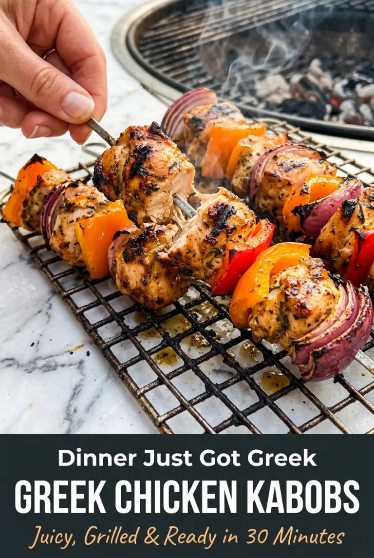 Greek Chicken Kabobs