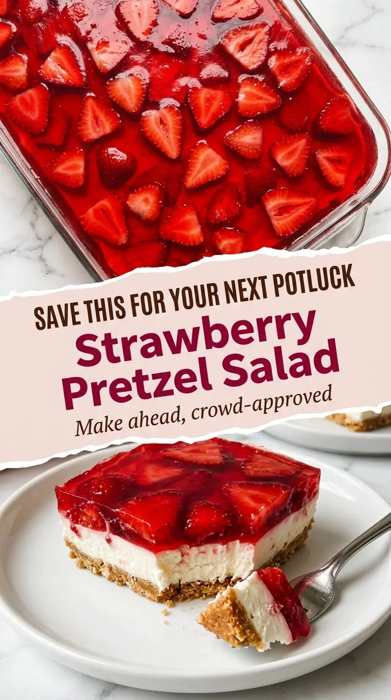 Strawberry Pretzel Salad