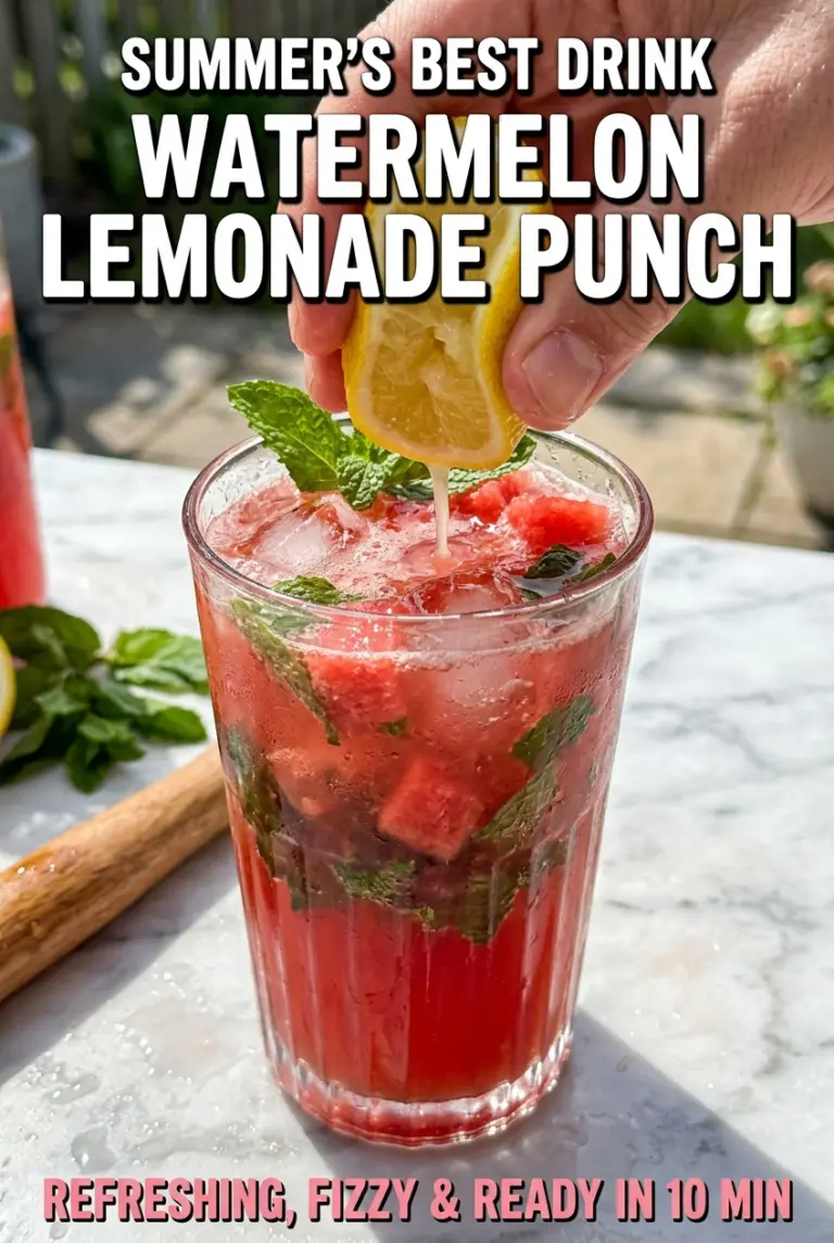 Watermelon Lemonade Punch