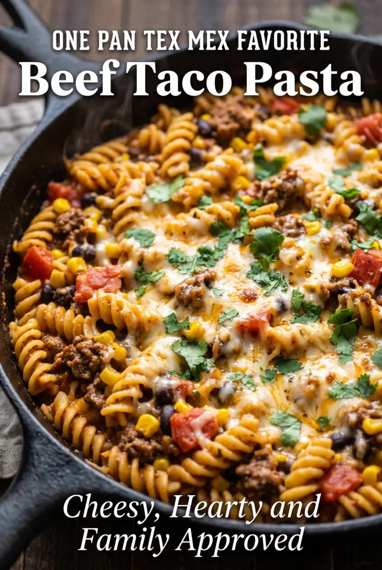 Beef Taco Pasta