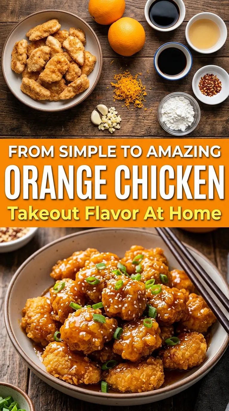 Better Than Takeout Orange Chicken crispy sticky