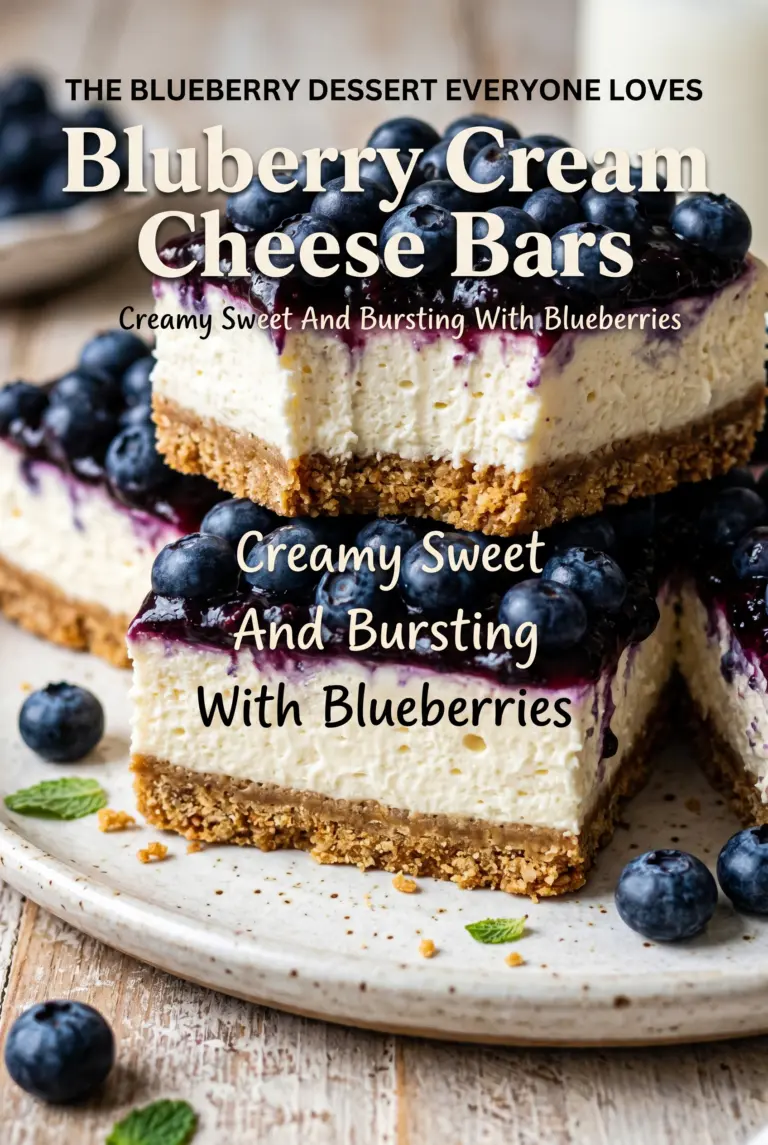 Blueberry Cream Cheese Bars