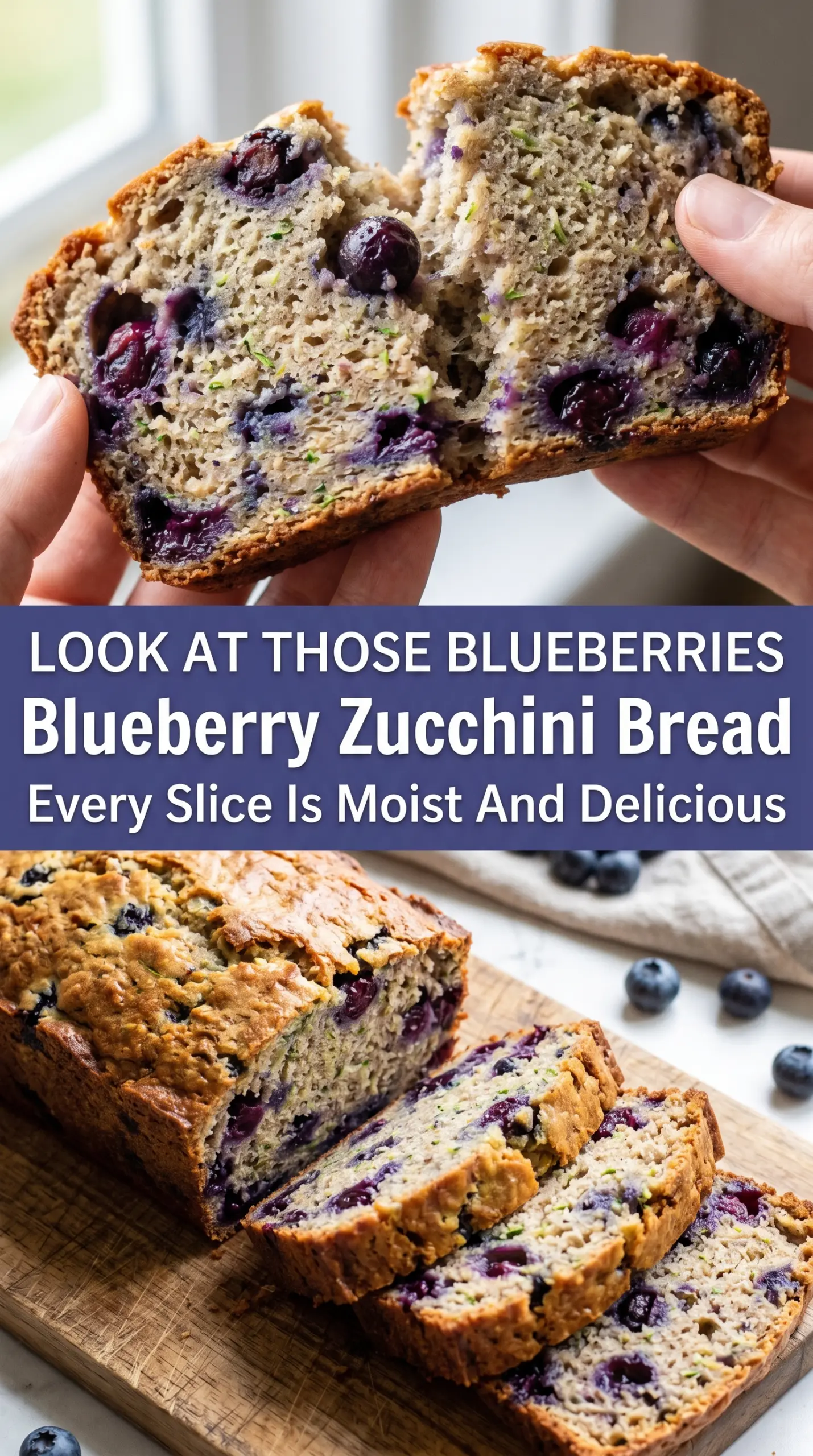 Blueberry Zucchini Bread