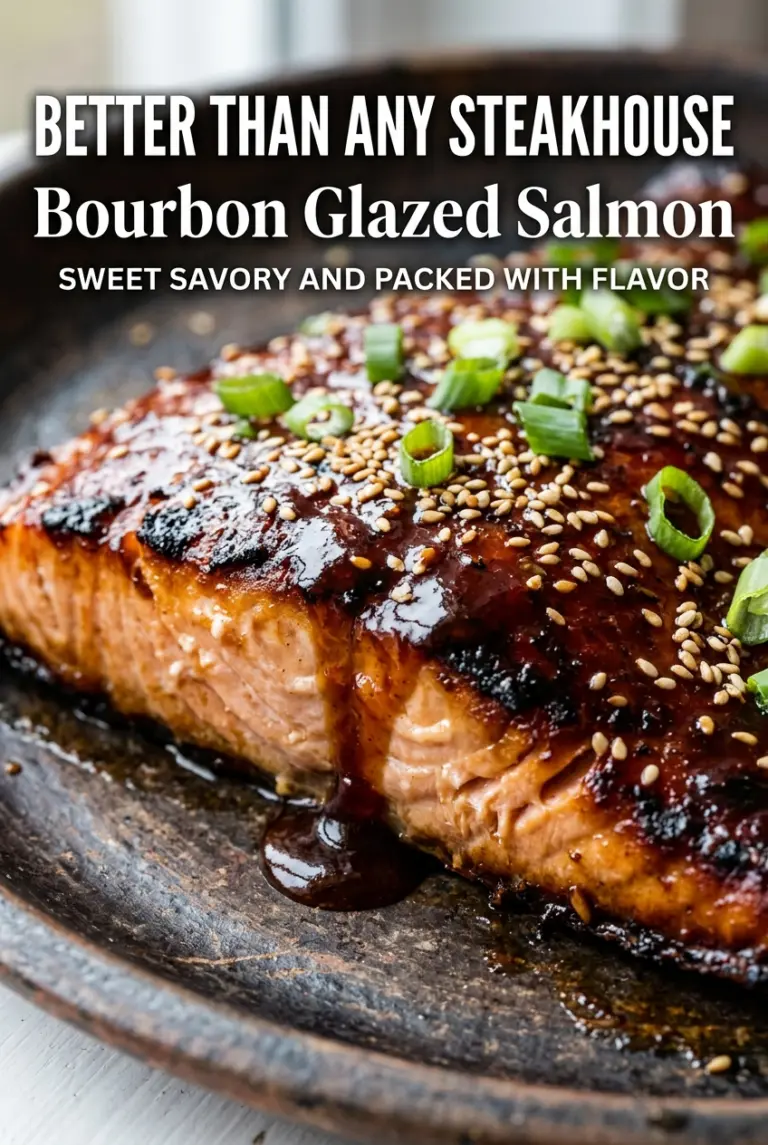 Bourbon Glazed Salmon