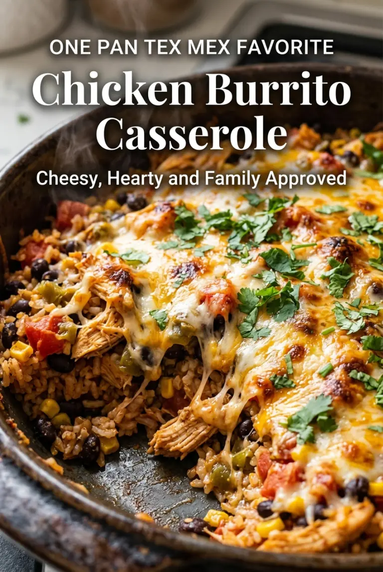 Chicken Burrito Casserole