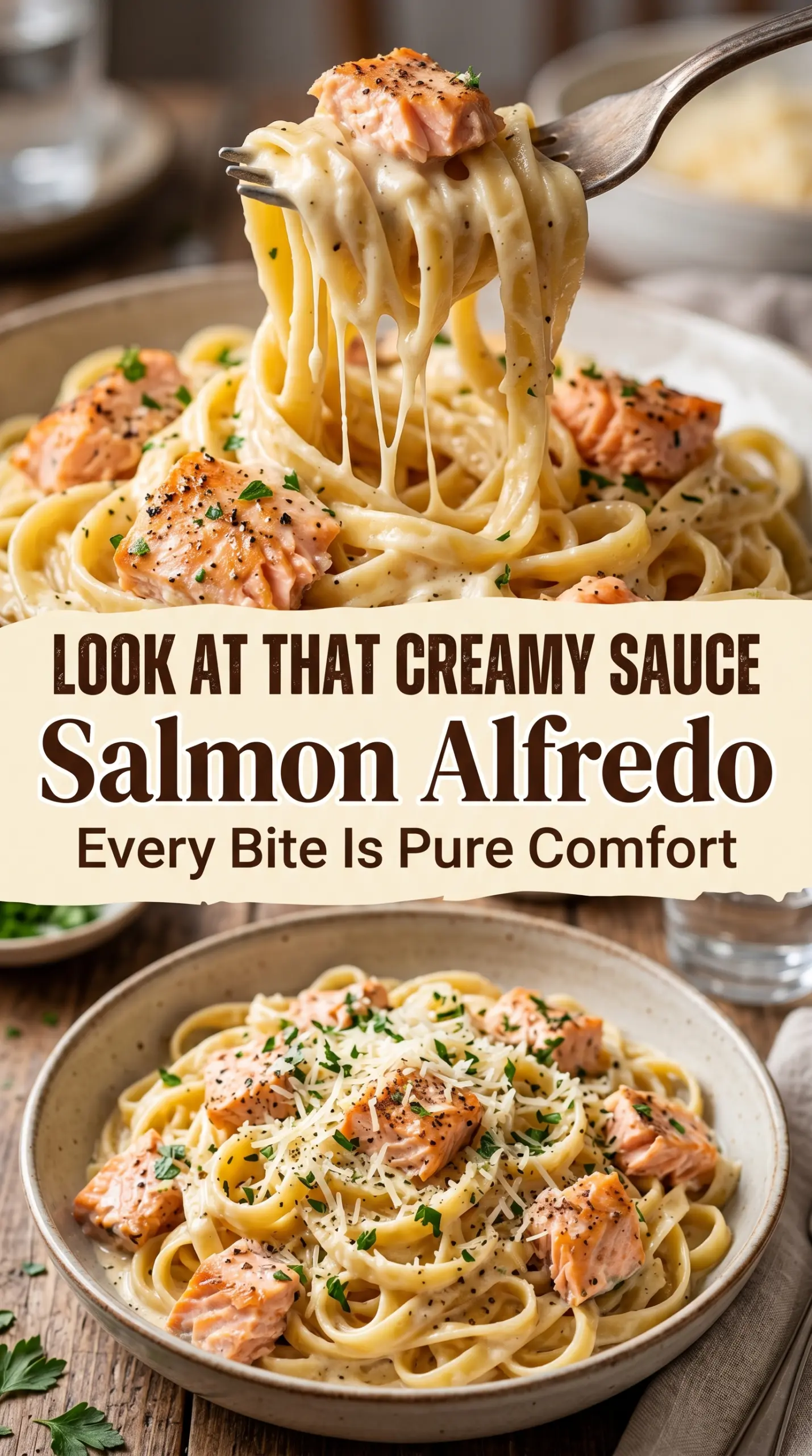 Salmon Alfredo