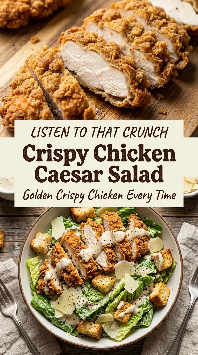 Crispy Chicken Caesar Salad