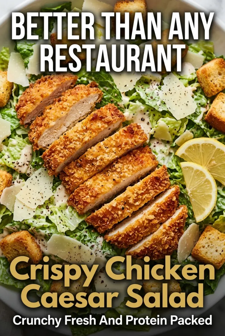 Crispy Chicken Caesar Salad