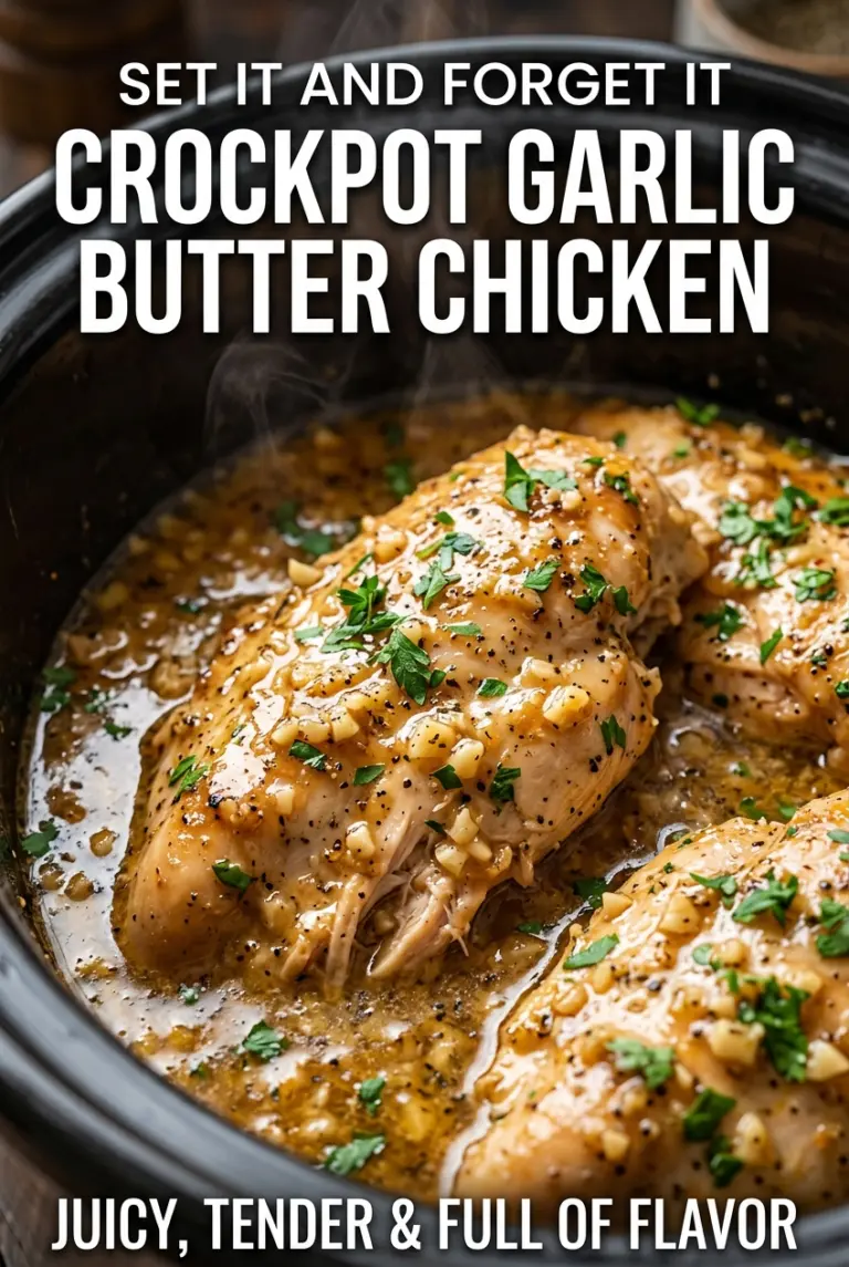 Crockpot Garlic Butter Chicken