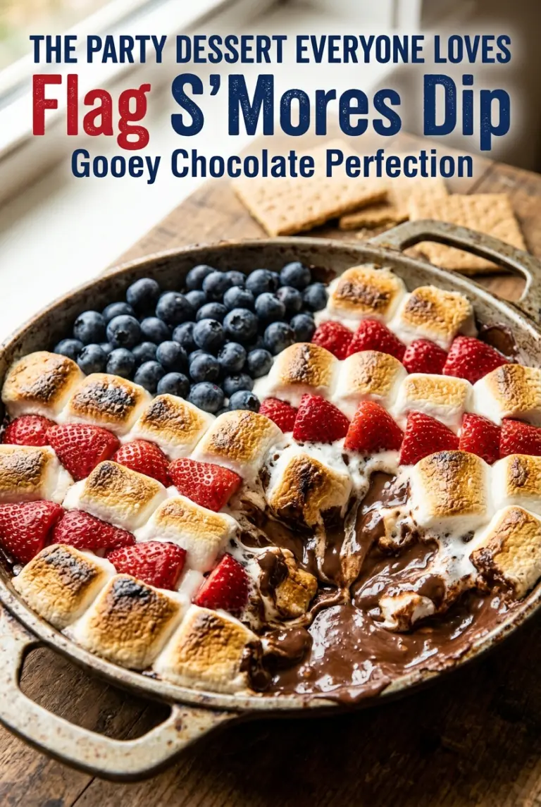 Flag S’Mores Dip