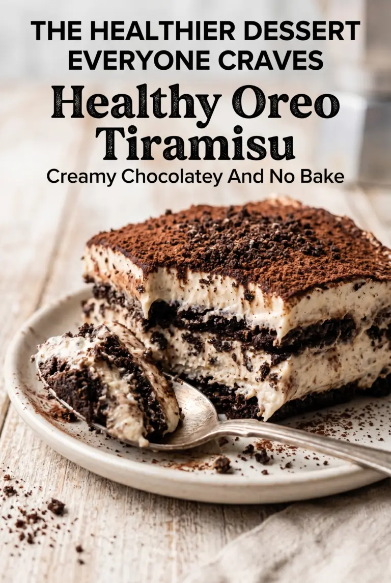 Healthy Oreo Tiramisu