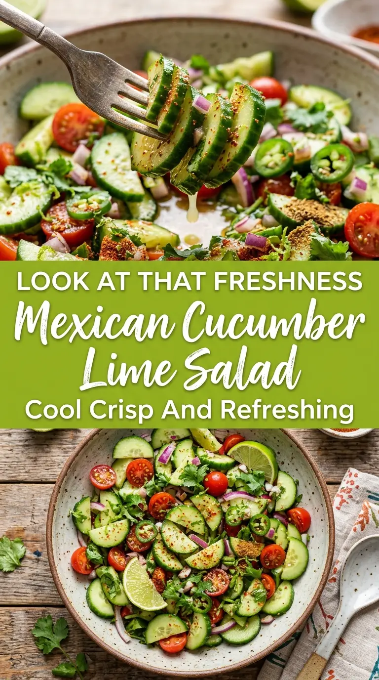 Mexican Cucumber Lime Salad