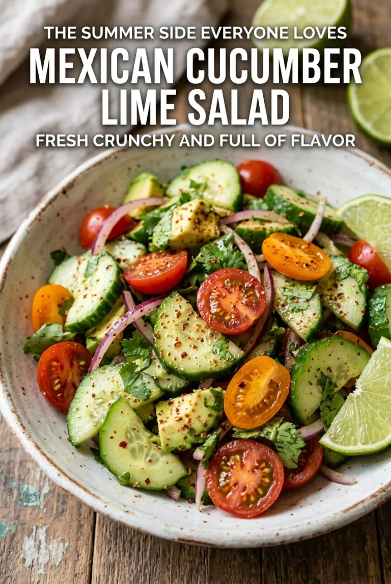 Mexican Cucumber Lime Salad