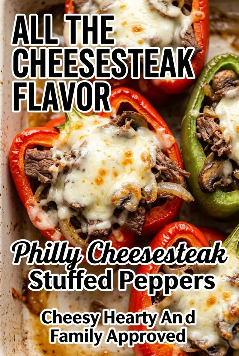 Philly Cheesesteak Stuffed Peppers