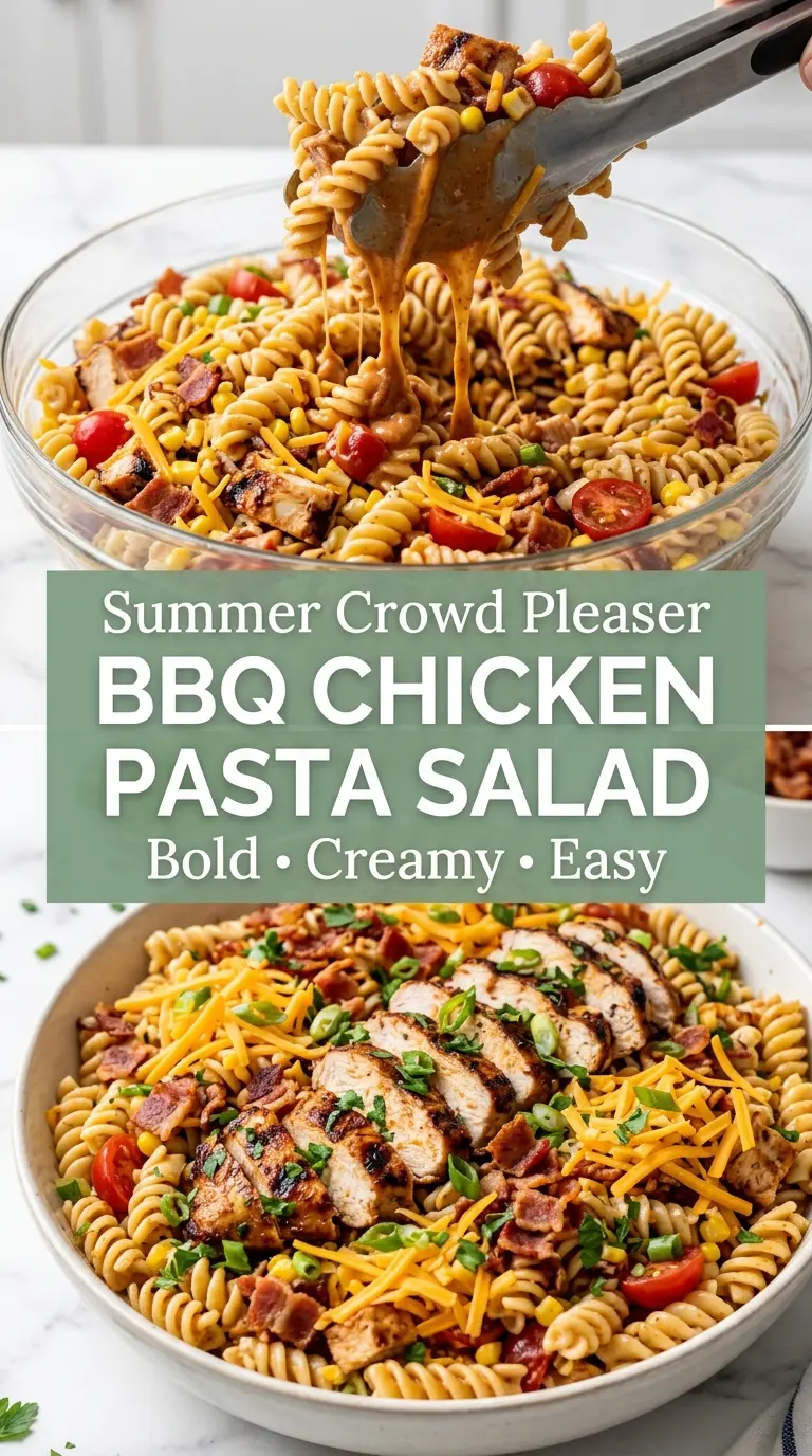 BBQ Chicken Pasta Salad